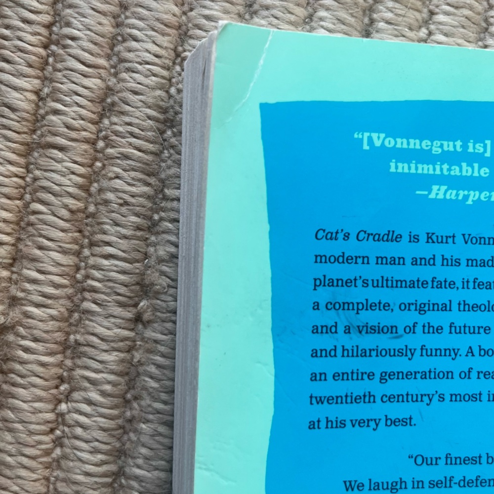 “Cat’s Cradle” by Kurt Vonnegut dark humor satire paperback novel - Picture 12 of 15